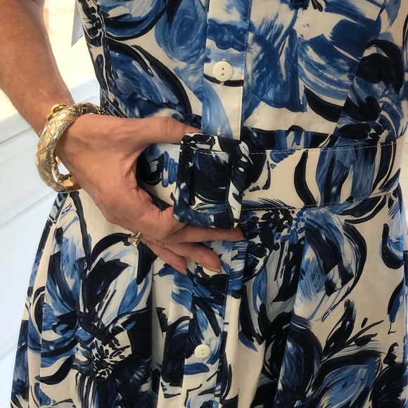 SOLD Jessica Howard 60s look full skirt dress, Size 10 - Picture 5 of 16